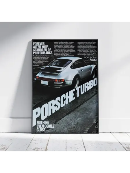 Плакат Культовые машины (Porsche 930 Turbo 1) A3 42x30 см HEAVEN POSTER
