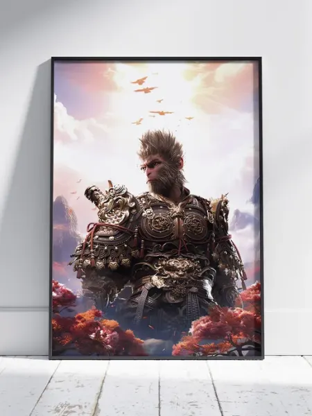 Плакат Блэк Миф Вуконг (Black Myth Wukong 12) A4 30x21 см HEAVEN POSTER