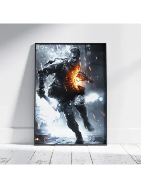 Плакат Бателфилд (Battlefield 4 - 4) - Постер A4 30x21 см HEAVEN POSTER