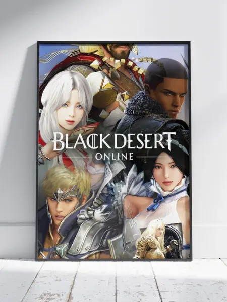 Плакат Блэк Десерт (Black Desert 4) - Постер A4 30x21 см HEAVEN POSTER