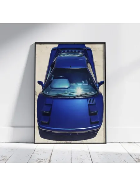 Плакат Культовые машины (Cizeta Moroder V16T) A4 30x21 см HEAVEN POSTER