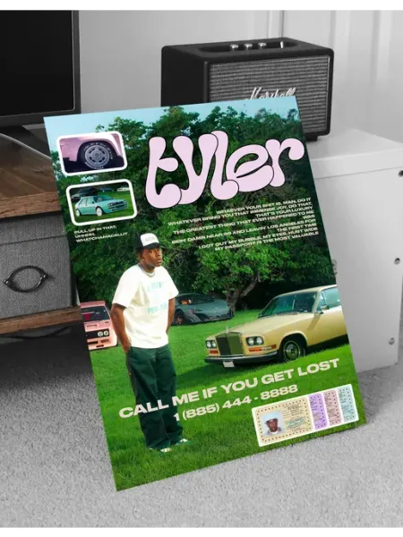 Постеры на стену Tyler The Creator стильный A3 без рамки A.R.I