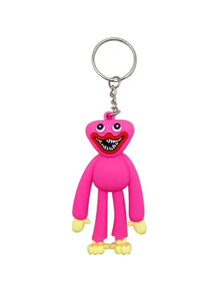 Брелок Huggy Wuggy Кисси Мисси 3D пластик [розовый] (7,5 см Kids Choice