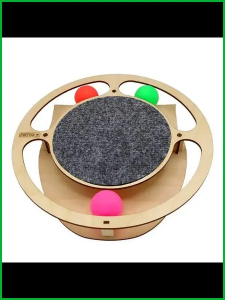 GoSi Игрушка для кошек Игровой комплекс деревянный Круг