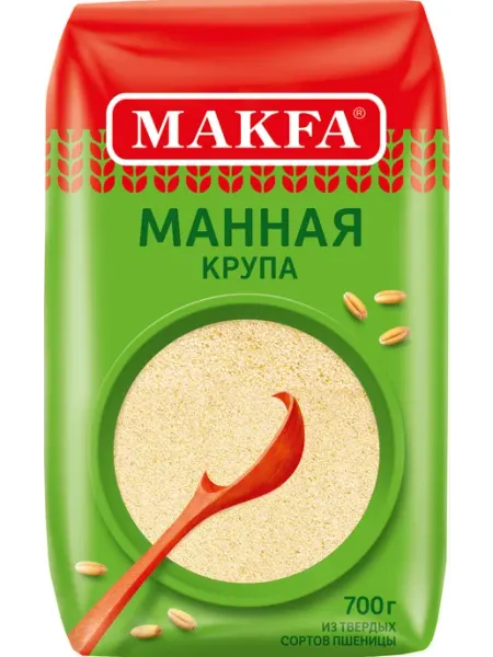 Манная крупа марка Т из пшеницы твердых Makfa