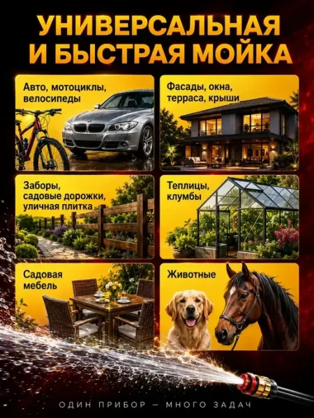 Мойка высокого давления для автомобиля от сети