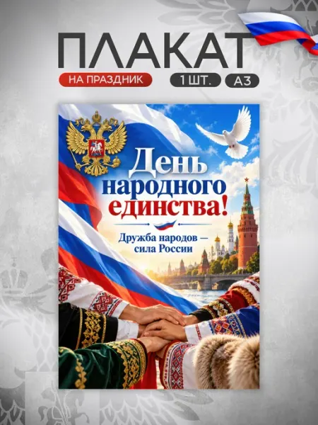 Плакат День народного единства kirussia