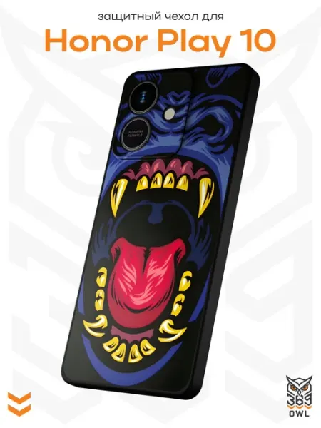Чехол на Honor Play 10 с принтом Горилла OWL369