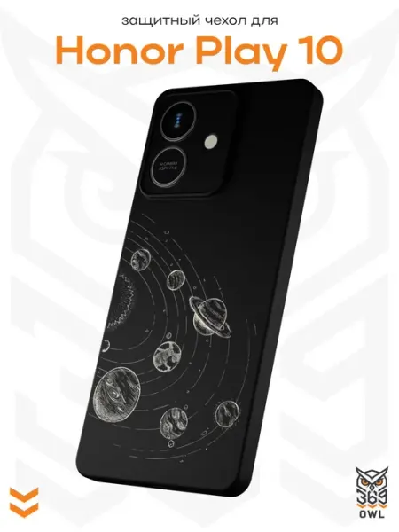 Чехол на Honor Play 10 с принтом Планеты OWL369