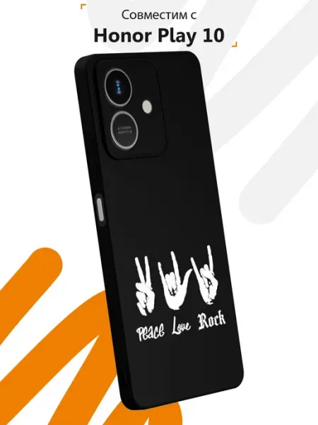 Чехол на Honor Play 10 с принтом Музыка Мобилиус