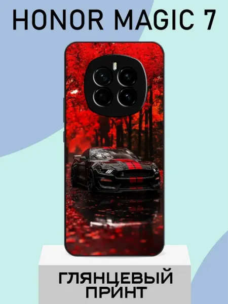 Чехол на Honor Magic 7 мустанг PlusPrint