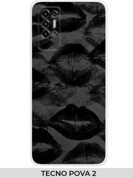 Чехол на Pova 2 (для Техно пова 2) поцелуи TECNO
