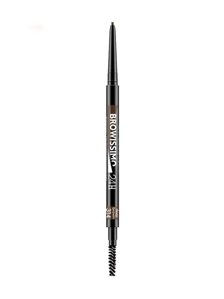 Карандаш бровей механический BROWISSIMO ultra slim super stay 24, тон 314 deep brown