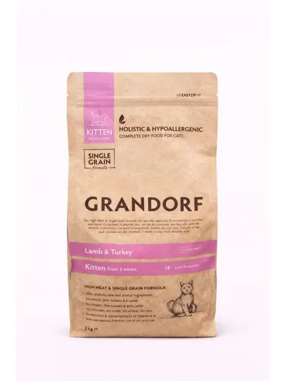 Grandorf для котят 2 кг вкус ягненок
