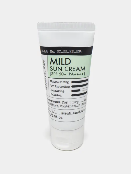 Мягкий солнцезащитный крем Derma Factory Mild Sun Cream 30 г