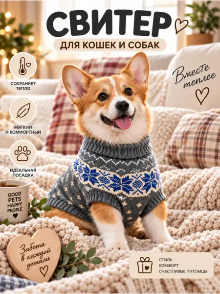 Свитер для собак и кошек