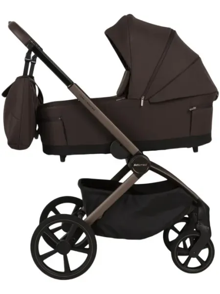 Коляска 2в1 Adamex COMO Chocolate Brown (рама шоколад)