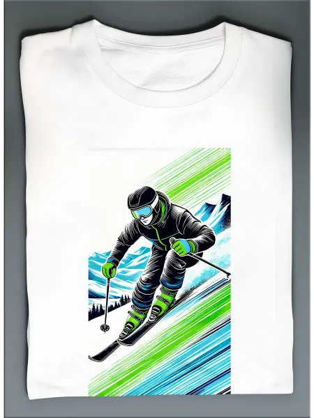 GreenGray K Футболка горные лыжи драйв