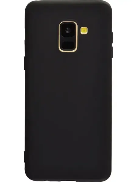 Чехол на Samsung Galaxy A8 Plus 2018 силиконовый матовый ПРО стор