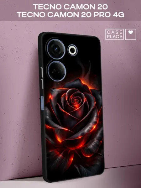 Чехол на Camon 20 20 Pro 4G с розами TECNO