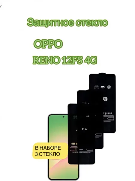 Защитное стекло матовая для Oppo Reno12 FS 4G glass and case