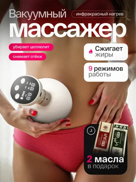 Вакуумный антицеллюлитный массажер для тела ног и ягодиц Trendy Party