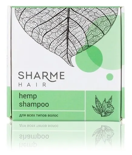 SHARME твердый шампунь Hair Hemp, 50 г (Конопля)