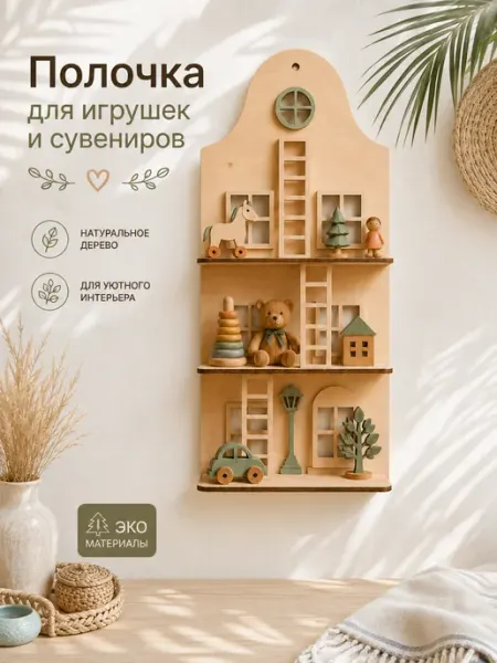 Greenway Полка навесная, декоративная, домик