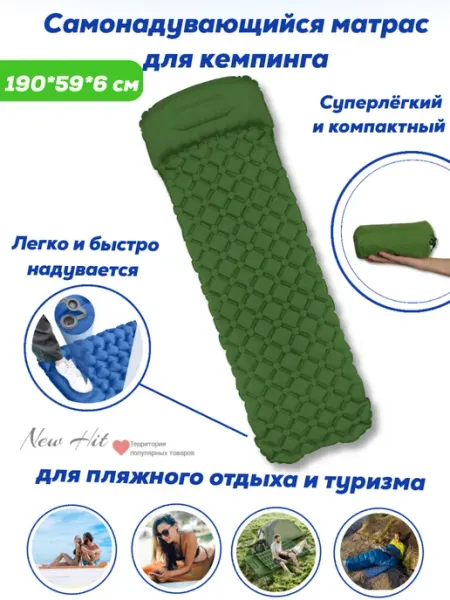 Матрас самонадувающийся NEW HIT