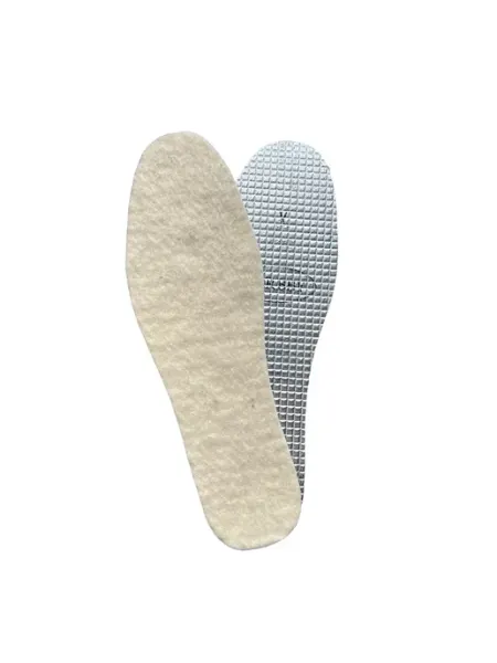 Стельки зимние трехслойные с фольгой, ALU WOOL Corbby