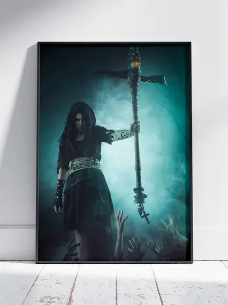 Плакат Аутласт (Outlast 2 - Марта 3) - Постер A4 30x21 см HEAVEN POSTER