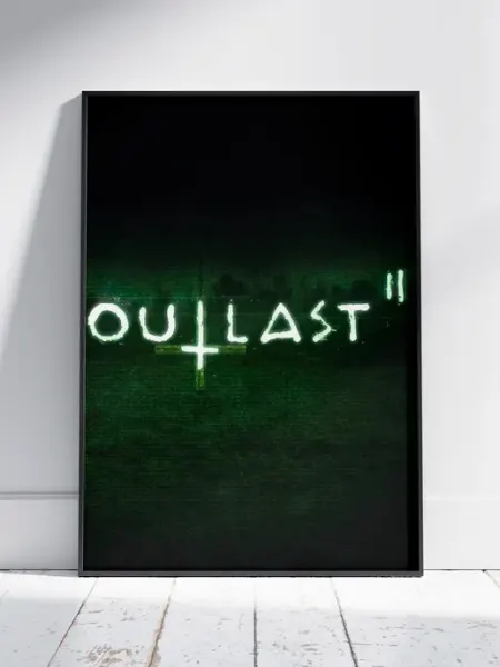 Плакат Аутласт (Outlast 2 - Марта 2) - Постер A3 42x30 см HEAVEN POSTER