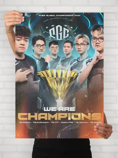 Плакат События Киберспорт (PUBG Global Championship 3) A2 HEAVEN POSTER