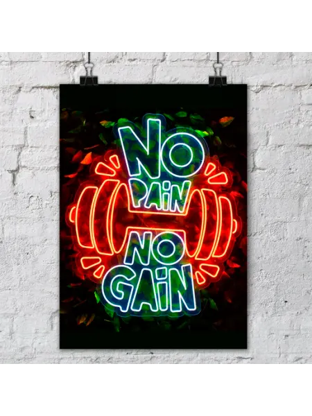 Постер No Pain No Gain Janime