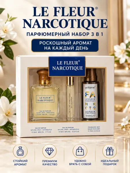 Подарочный парфюмерный набор Le Fleur Narcotique