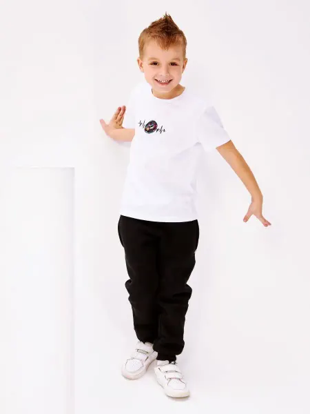 GrowOneKids Футболка спортивная с вышивкой Рэгби универсальная базовая