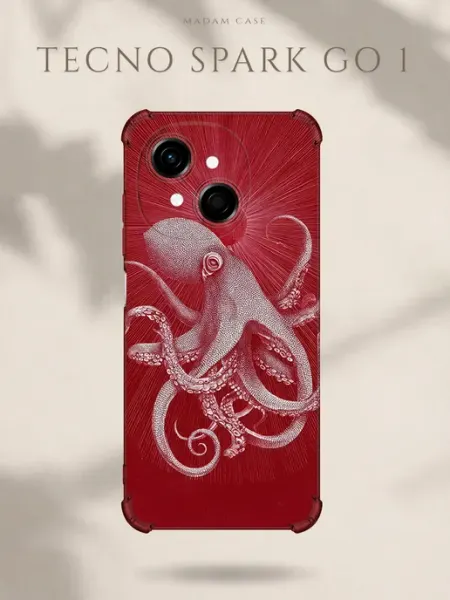 Чехол на Tecno SPARK GO 1 Осьминог Madam Case