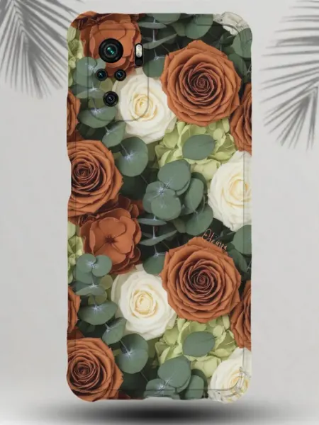 Чехол на Redmi Note 10 4G с принтом Букет SteepCase