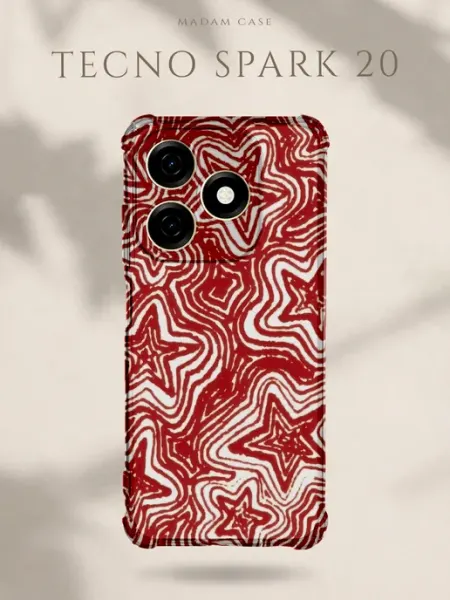 Чехол на Tecno Spark 20 Звезды Madam Case