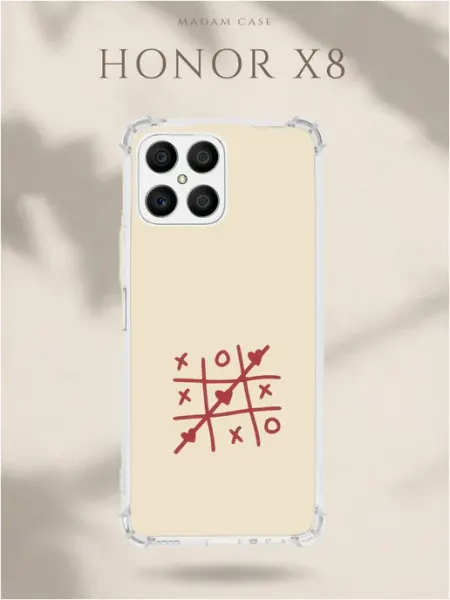 Чехол на Honor X8 Крестики нолики Madam Case