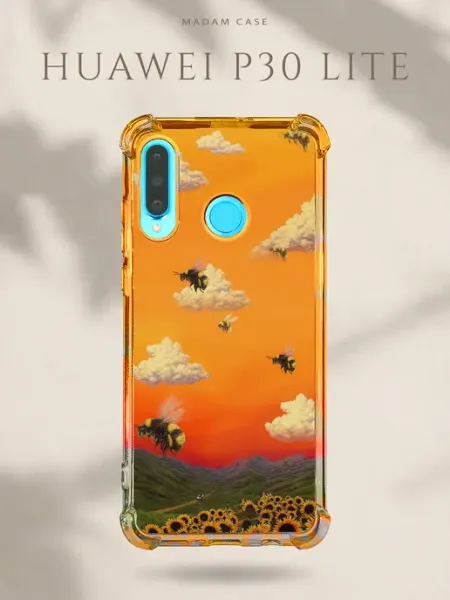 Чехол на Huawei P30 Lite Пчелки Madam Case