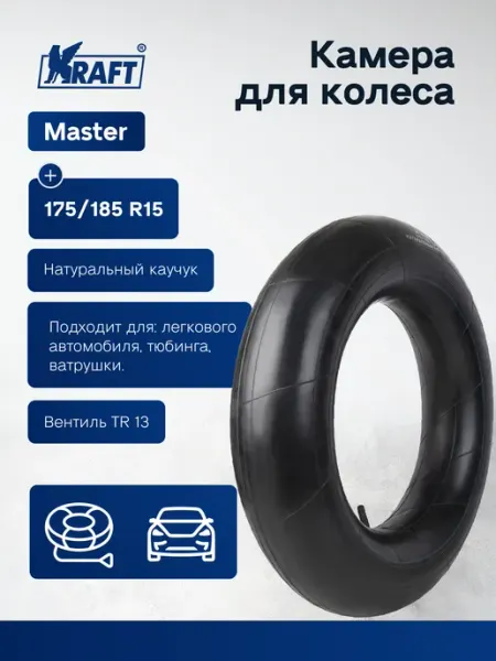 Автомобильная камера 195 60 R15 из натурального каучука