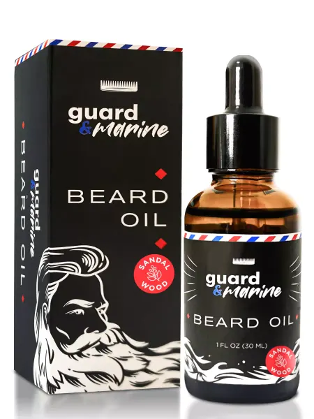 Guard&marine Масло для бороды и усов с ароматом сандалового дерева