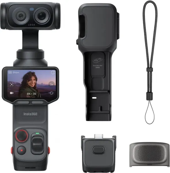 Экшн-камера Insta360 Luna Ultra Standard Bundle, Чёрный (CINSABTA)