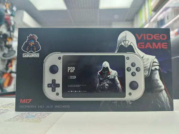 Игровая приставка M17, портативная, более 20 000 игр, сенсорное управление, 64 ГБ