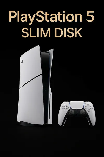 Игровая приставка Sony PlayStation 5 Slim с дисководом, 1 ТБ SSD, 4K, белый