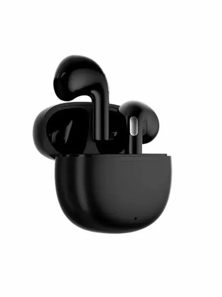 Беспроводные наушники Air Pods Pro 6 Round, шумоподавление, микрофон, черные.