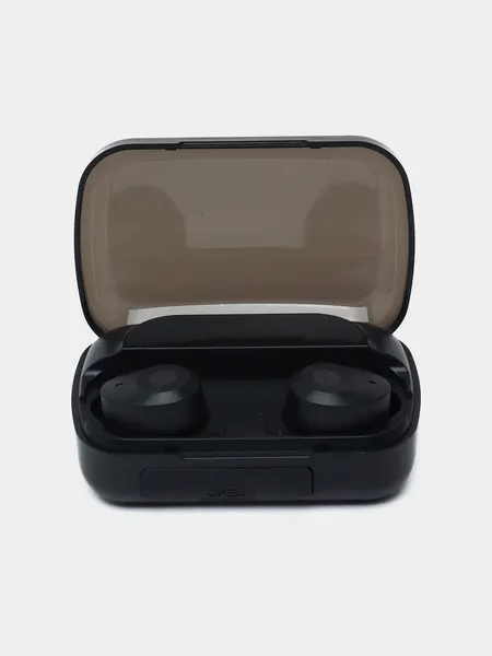 Наушники беспроводные Newest M5, сенсорное управление, цифровой дисплей, Power Bank