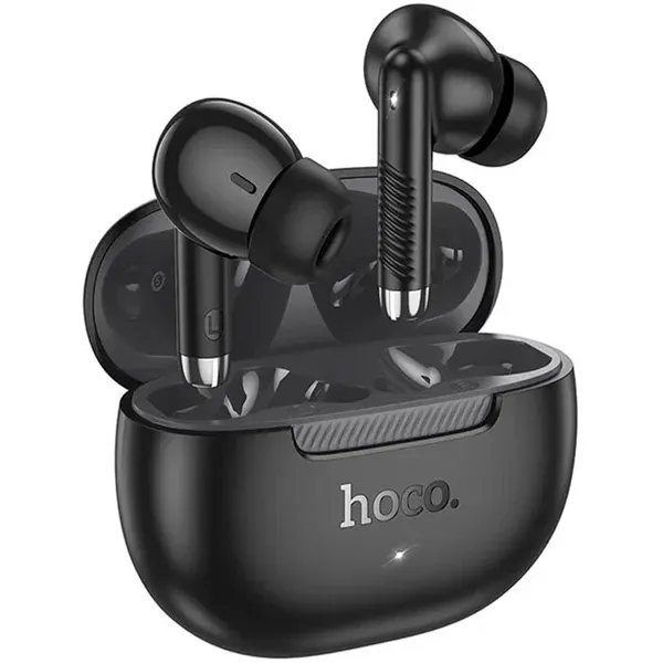 Bluetooth наушники вкладыши с микрофоном TWS Hoco EQ24 Midnight Black, беспроводная мобильная гарнитура, черные