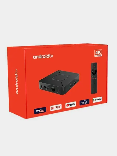 Смарт-ТВ приставка ANDROID Smart TV Box Q5, 4K, ОС Android 10, 2GB, 8GB